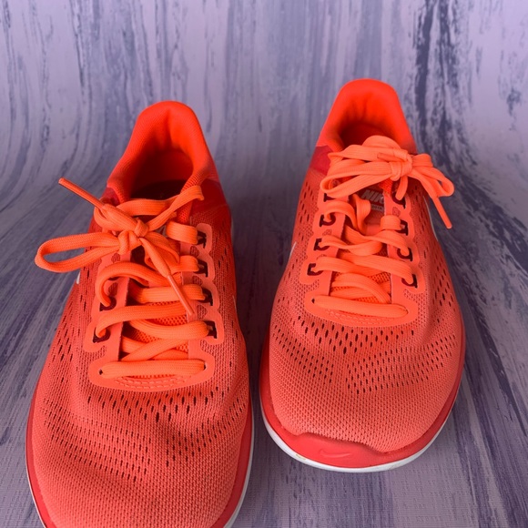 🥳🎀 Host Pick 🎀🥳 Nike Womens Flex 2016 Red Orange Running Shoes Sneakers … - Picture 5 of 10